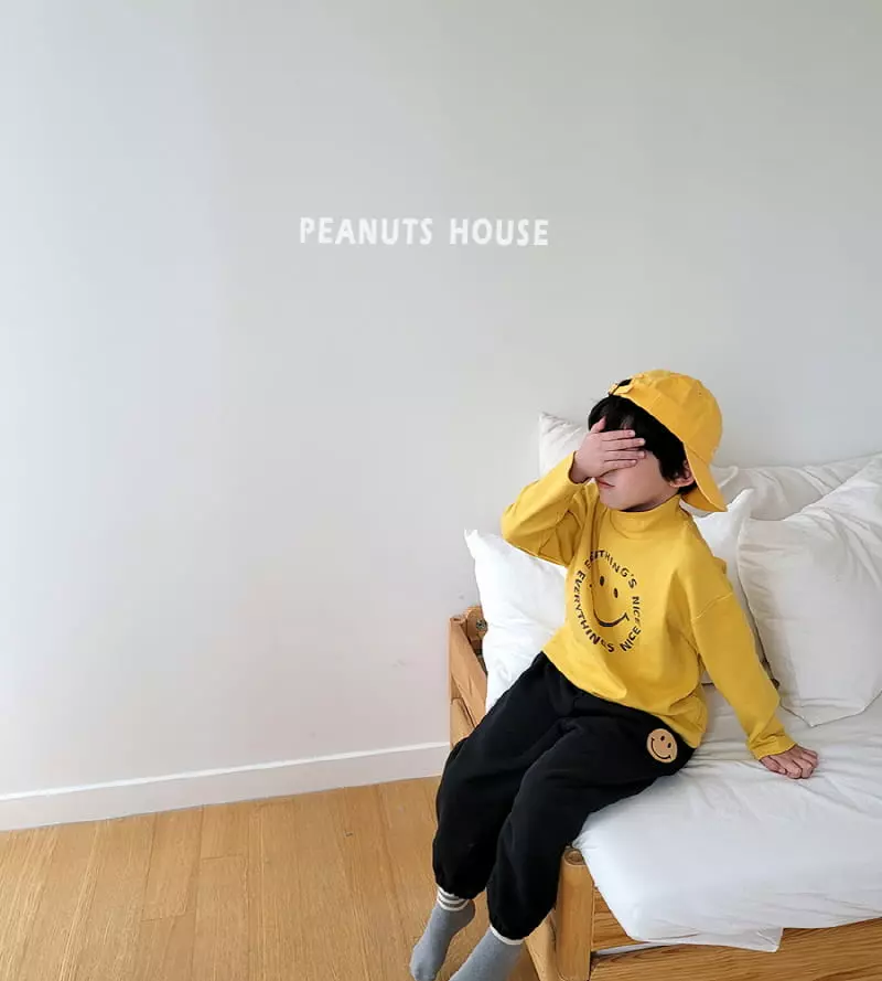 Peanuts - Korean Children Fashion - #prettylittlegirls - Smile Turtleneck Tee - 2