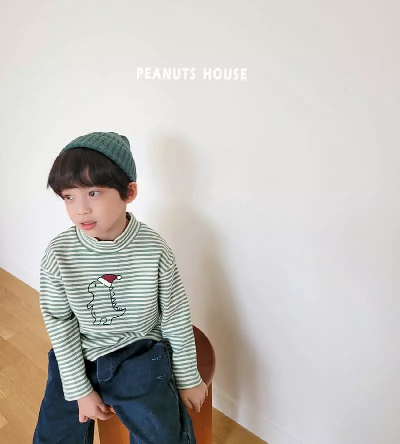 Peanuts - Korean Children Fashion - #todddlerfashion - Santa Dino Tee - 6