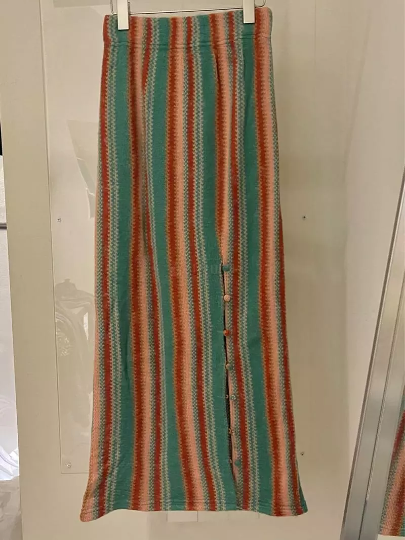 Pin Code - Korean Women Fashion - #momslook - Multi Unique Skirt - 2