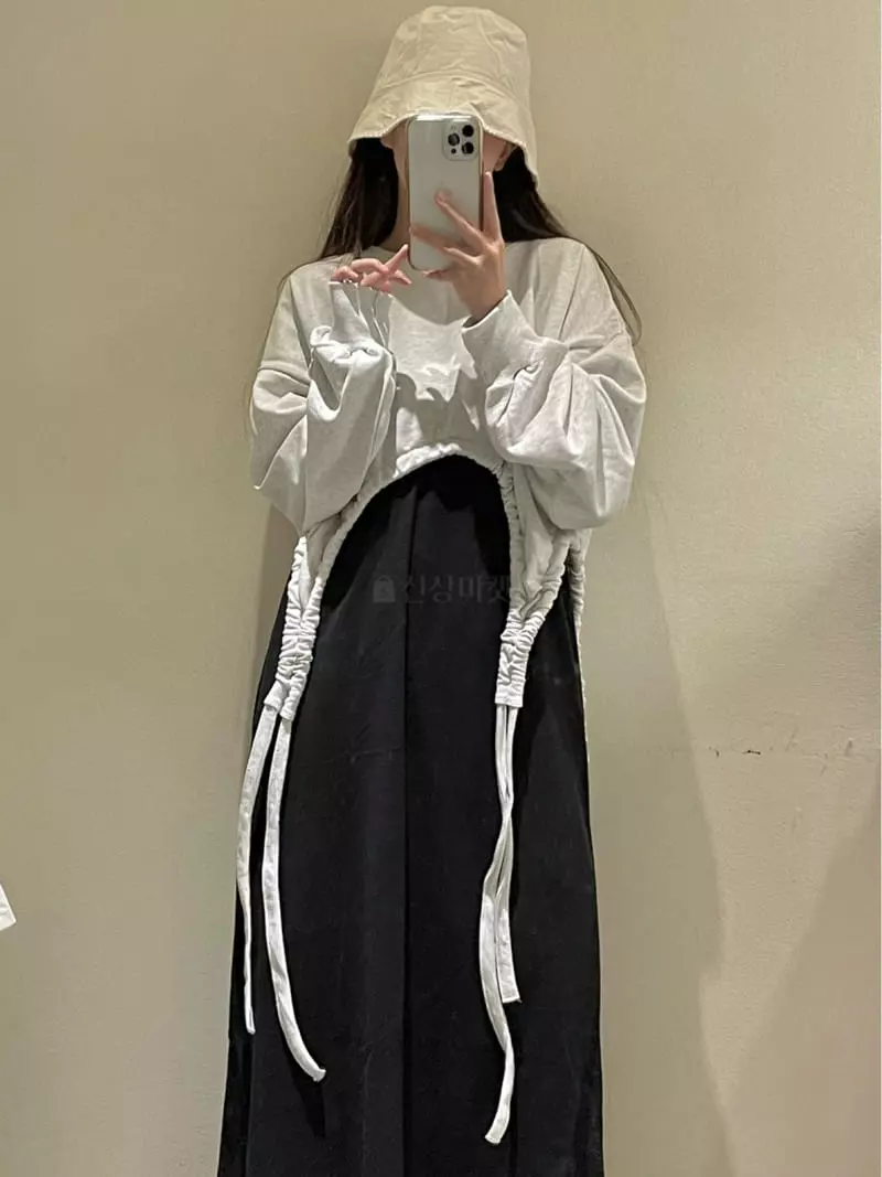Pin Code - Korean Women Fashion - #womensfashion - Tunnel Sweatshirt - 2