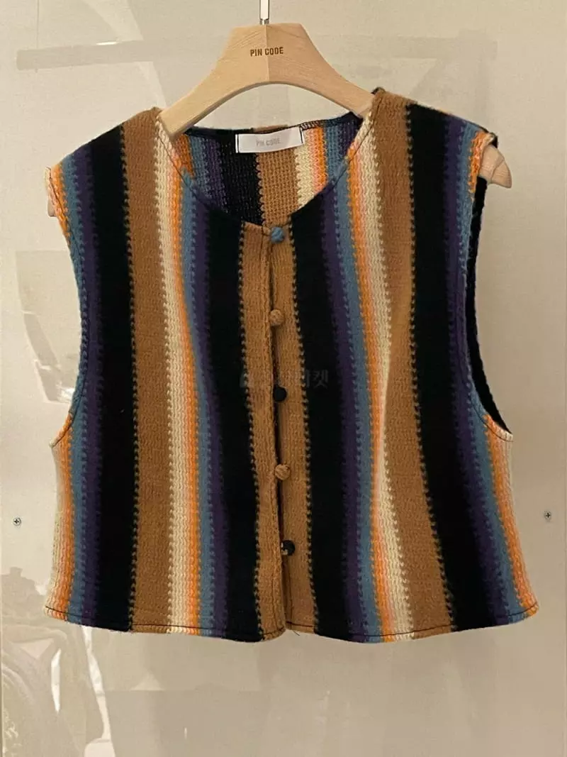 Pin Code - Korean Women Fashion - #womensfashion - Multi Vest - 2
