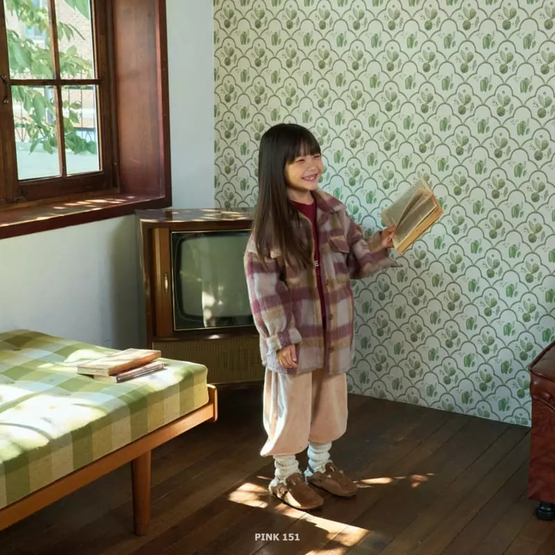 Pink151 - Korean Children Fashion - #Kfashion4kids - Check Long Jacket - 12