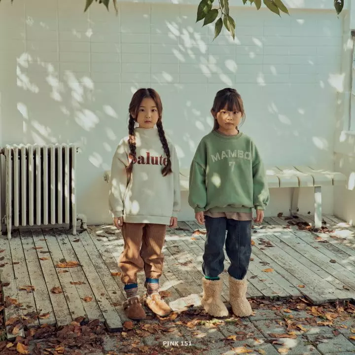 Pink151 - Korean Children Fashion - #stylishchildhood - Half Turtleneck Malran Sweatshirt - 4