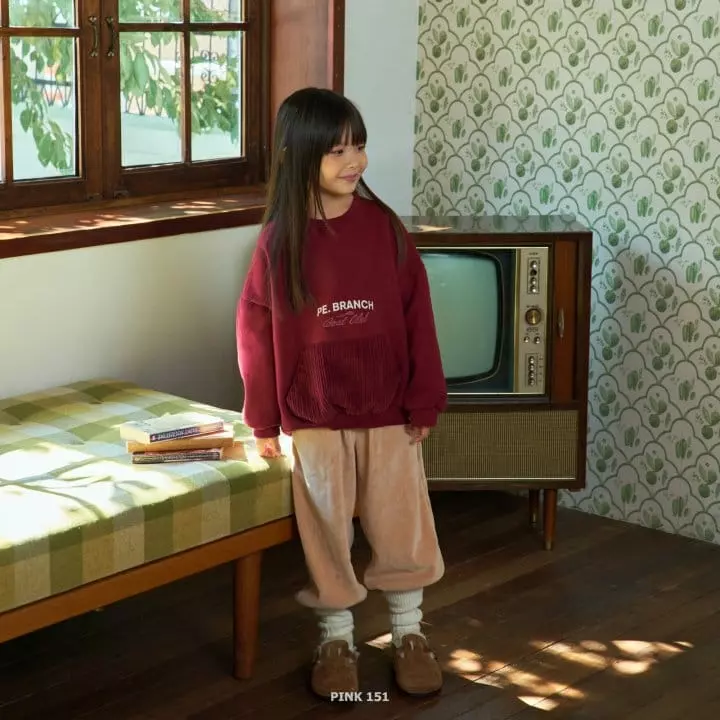 Pink151 - Korean Children Fashion - #childofig - Kangaroo Pocket Sweatshirt