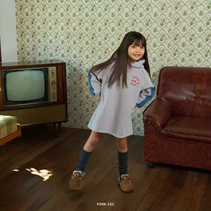 Pink151 - Korean Children Fashion - #childrensboutique - Hoody Loose One-piece
