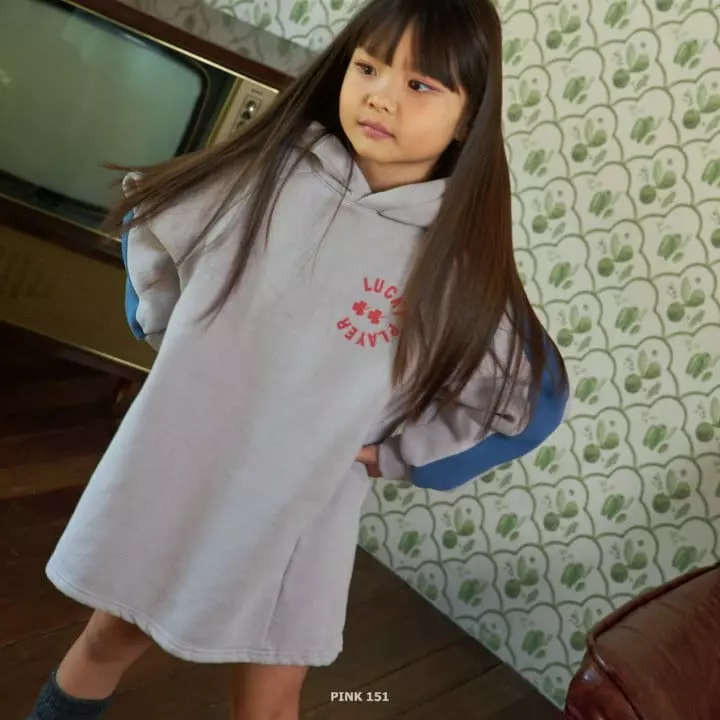 Pink151 - Korean Children Fashion - #designkidswear - Hoody Loose One-piece - 2