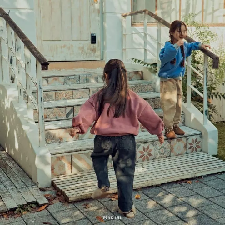 Pink151 - Korean Children Fashion - #designkidswear - Fleece Baggy Jeans - 12