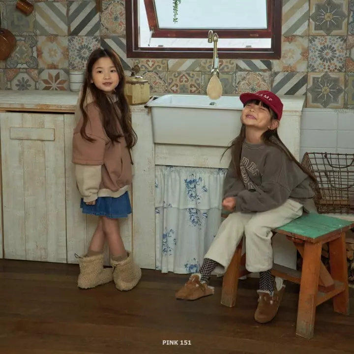 Pink151 - Korean Children Fashion - #discoveringself - Fleece Pleats Denim Skirt - 11