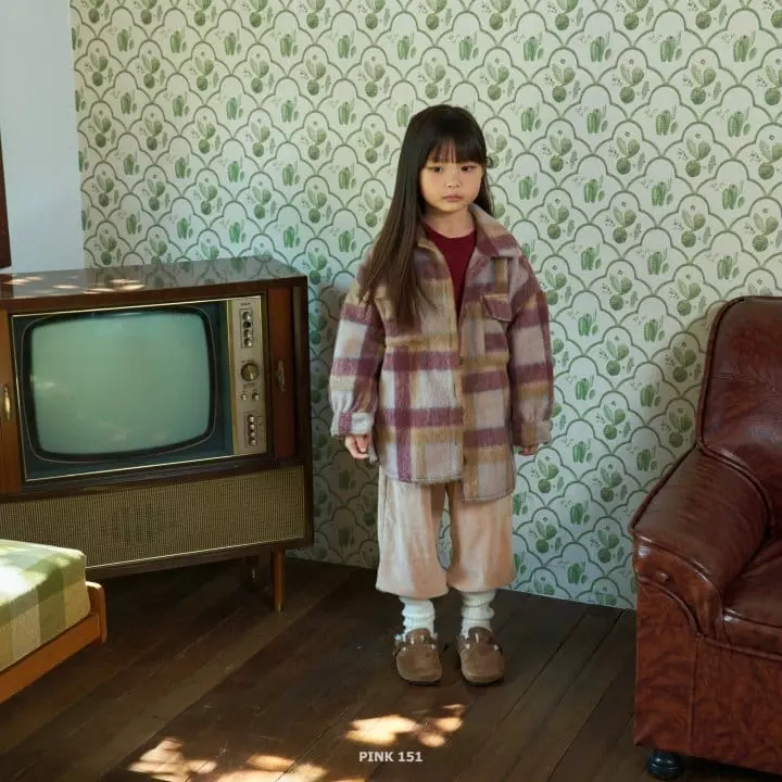 Pink151 - Korean Children Fashion - #discoveringself - Check Long Jacket - 7