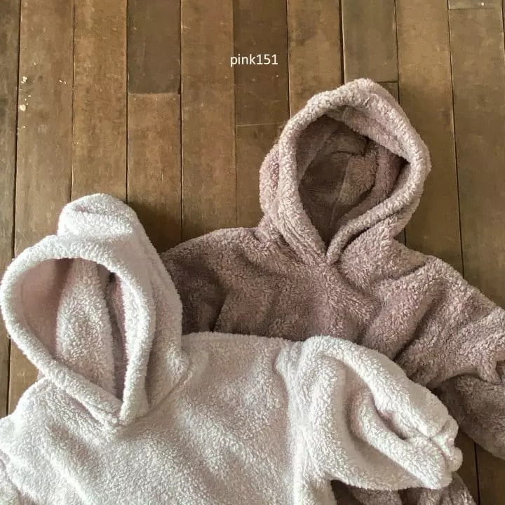 Pink151 - Korean Children Fashion - #fashionkids - Yang Yangi Hoody One-piece - 3