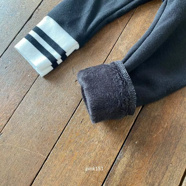 Pink151 - Korean Children Fashion - #kidsshorts - Fleece Piping Leggings - 4