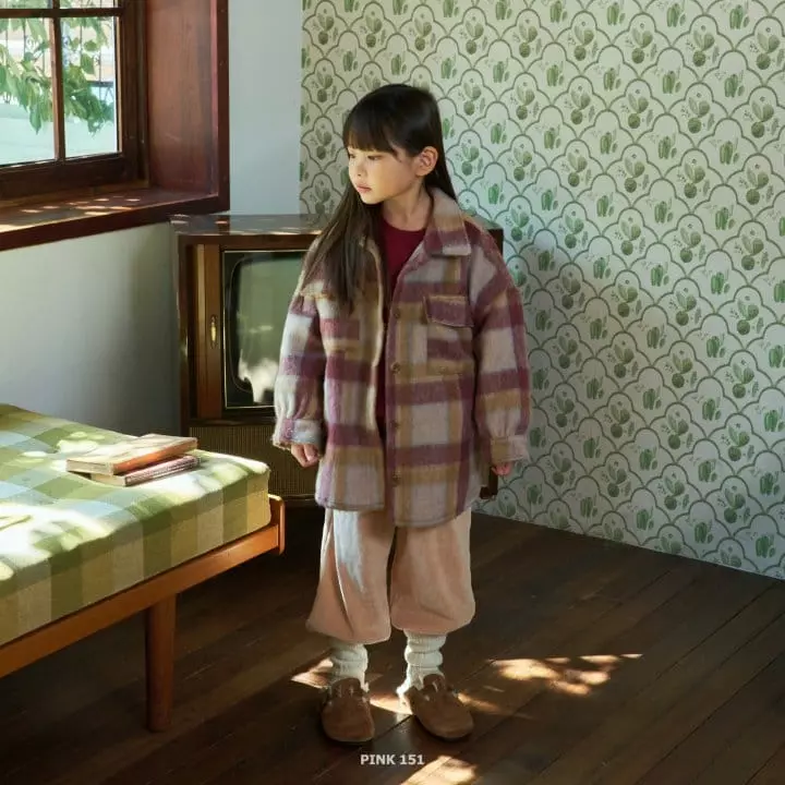 Pink151 - Korean Children Fashion - #magicofchildhood - Button Rib Pants - 2