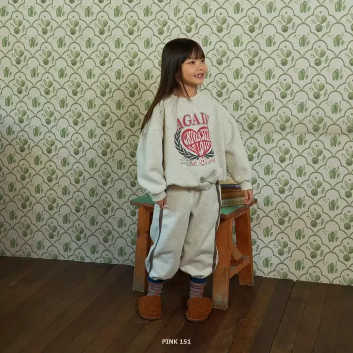 Pink151 - Korean Children Fashion - #stylishchildhood - Again Loose Sweatshirt - 12