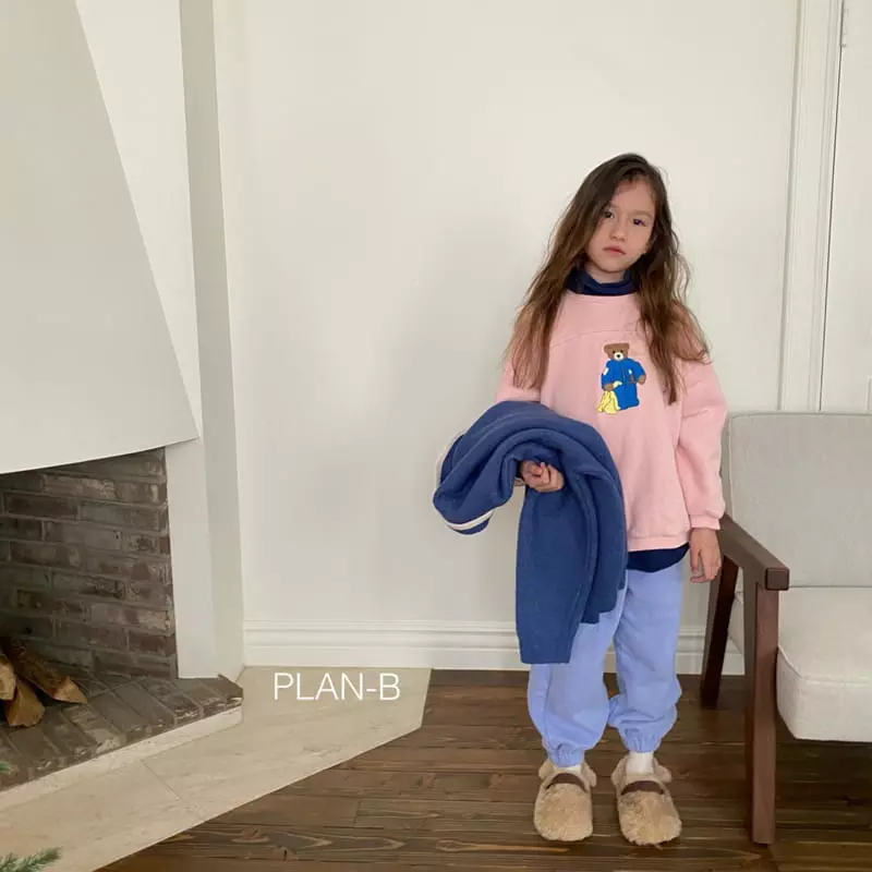 Plan B - Korean Children Fashion - #Kfashion4kids - Embrodiery Bear Slit Sweatshirt - 11