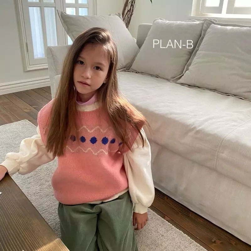 Plan B - Korean Children Fashion - #childofig - Zig Zag Vest - 7