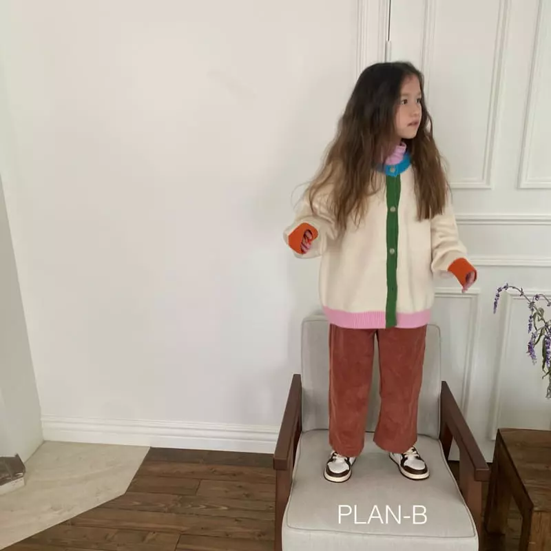 Plan B - Korean Children Fashion - #childofig - Color Knit Cardigan - 6