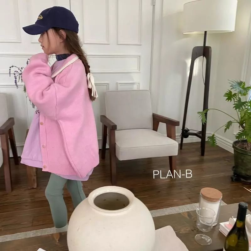 Plan B - Korean Children Fashion - #stylishchildhood - Collar Knitr Cardigan - 4