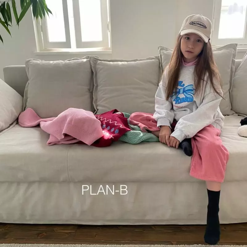 Plan B - Korean Children Fashion - #childrensboutique - Blue Ribbon Sweatshirt - 9