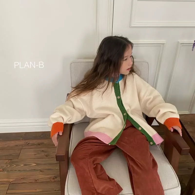 Plan B - Korean Children Fashion - #designkidswear - Color Knit Cardigan - 8