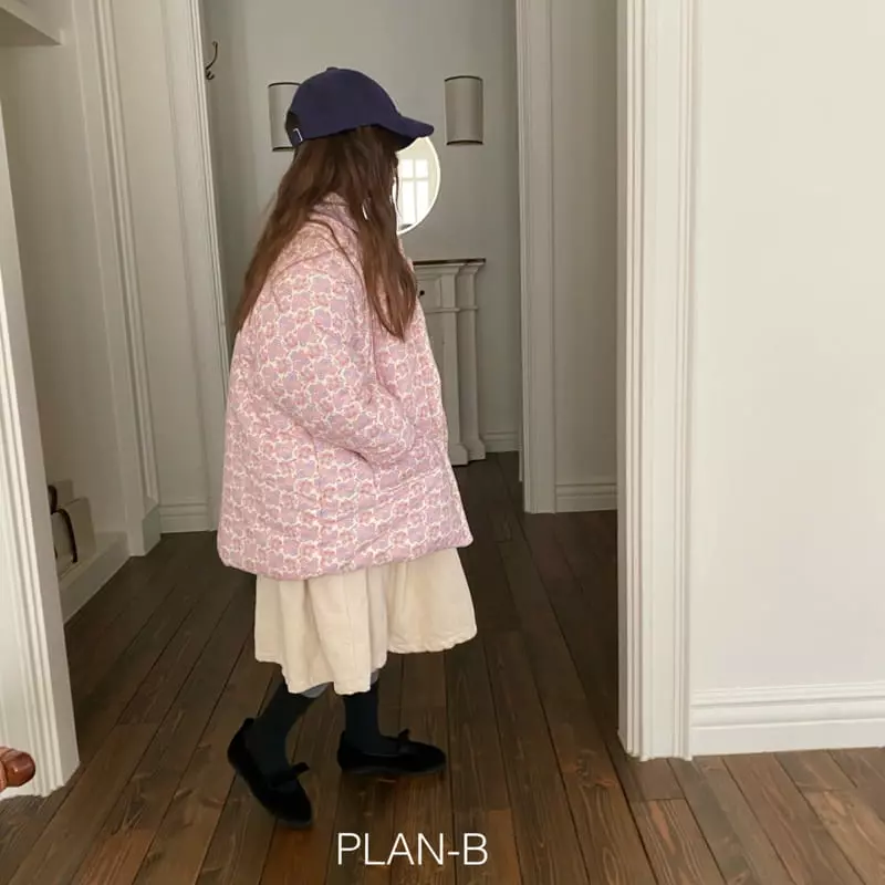 Plan B - Korean Children Fashion - #designkidswear - Circle Collar Flower Padding Jumper - 3