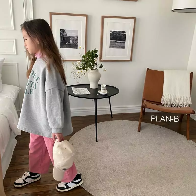 Plan B - Korean Children Fashion - #discoveringself - Pasta Fleece Tee - 8