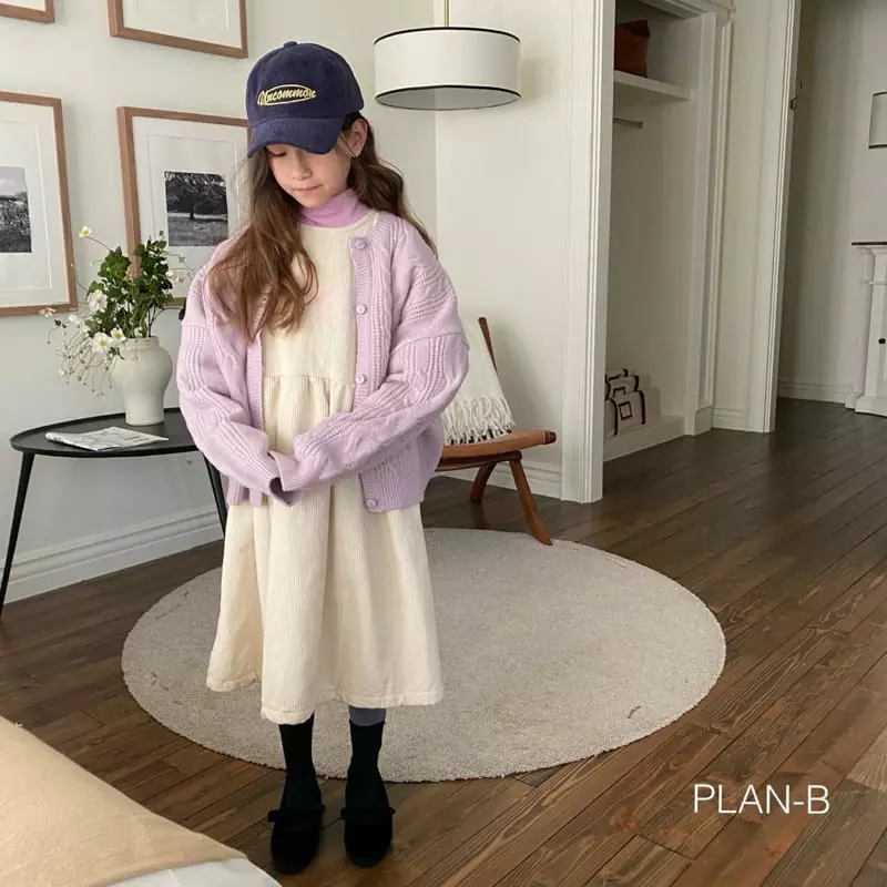 Plan B - Korean Children Fashion - #fashionkids - Twist Knit Cardigan - 9