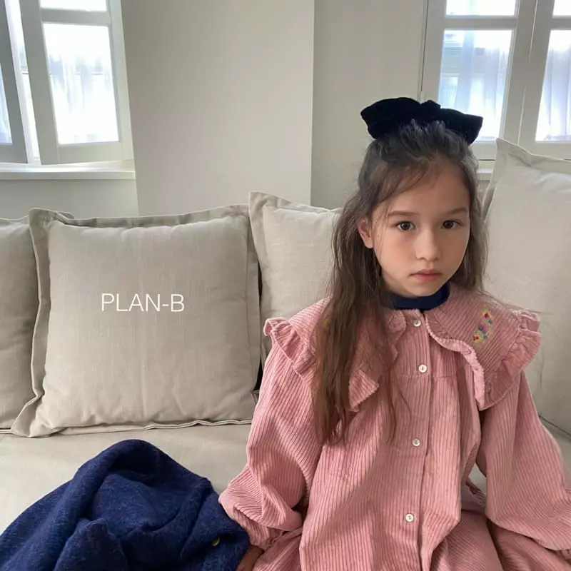 Plan B - Korean Children Fashion - #kidsstore - Big Rib Embroidery One-piece - 7