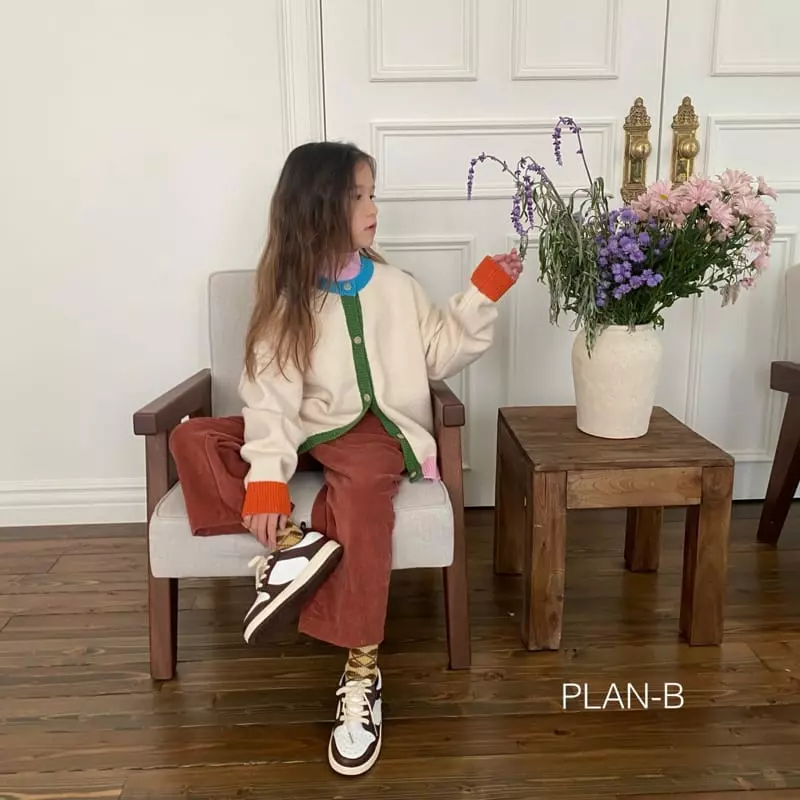 Plan B - Korean Children Fashion - #kidsstore - Fleece Rib Pnats - 5