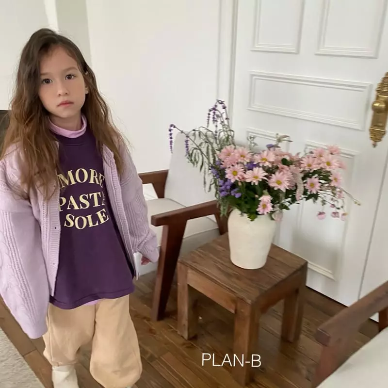 Plan B - Korean Children Fashion - #kidsstore - Pasta Fleece Tee - 11