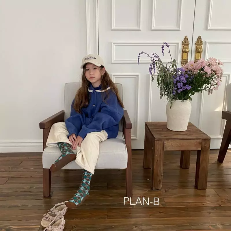 Plan B - Korean Children Fashion - #kidzfashiontrend - Collar Knitr Cardigan - 11