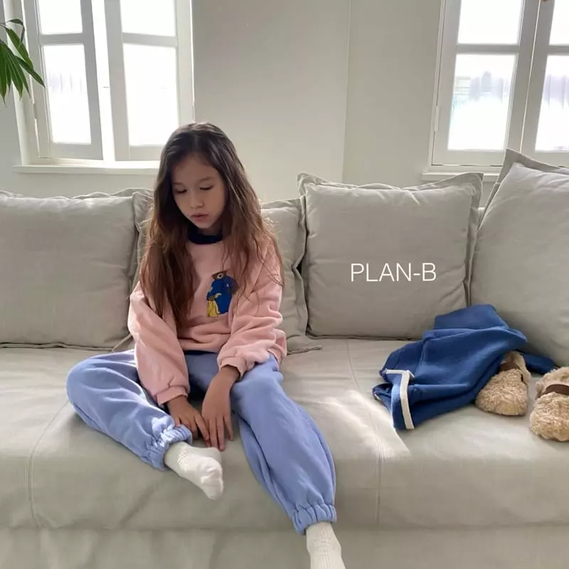 Plan B - Korean Children Fashion - #littlefashionista - Embrodiery Bear Slit Sweatshirt - 12