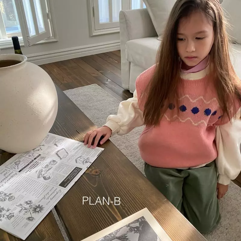 Plan B - Korean Children Fashion - #magicofchildhood - Zig Zag Vest