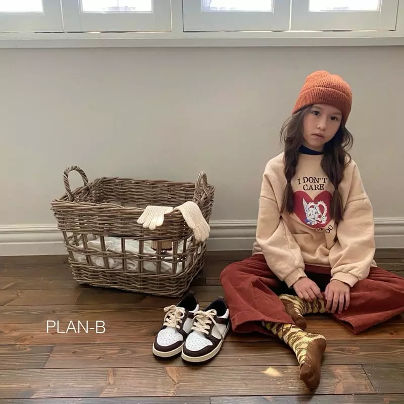 Plan B - Korean Children Fashion - #magicofchildhood - Fleece Rib Pnats - 9