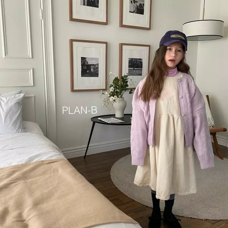 Plan B - Korean Children Fashion - #prettylittlegirls - Twist Knit Cardigan
