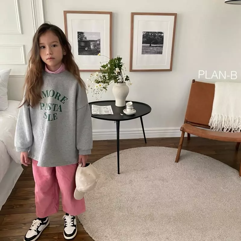Plan B - Korean Children Fashion - #prettylittlegirls - Pasta Fleece Tee - 3