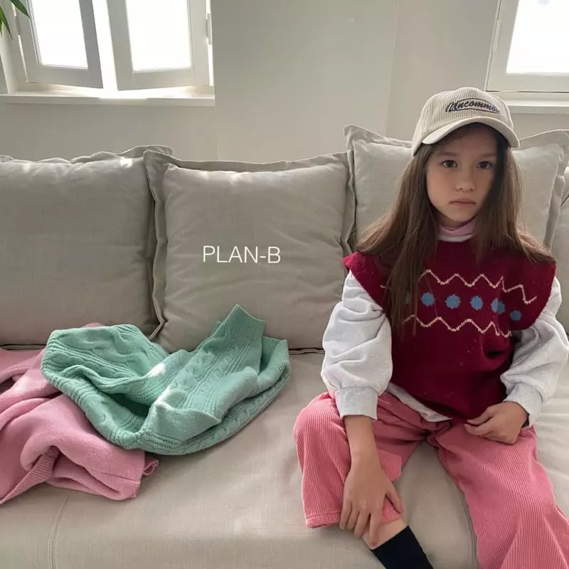 Plan B - Korean Children Fashion - #stylishchildhood - Zig Zag Vest - 6