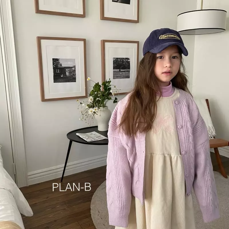 Plan B - Korean Children Fashion - #todddlerfashion - Twist Knit Cardigan - 2