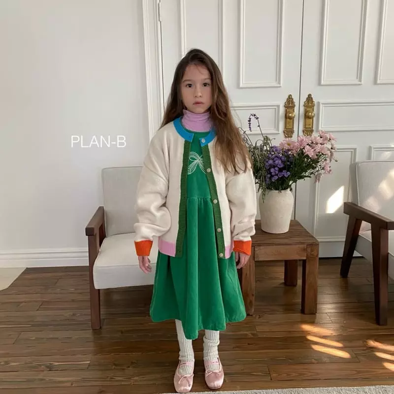 Plan B - Korean Children Fashion - #todddlerfashion - Color Knit Cardigan - 4