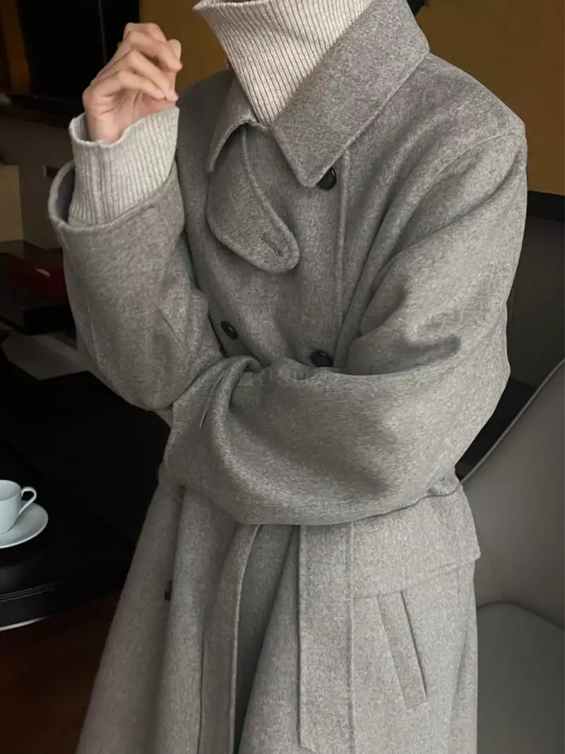 Plat - Korean Women Fashion - #momslook - Mac Coat - 8