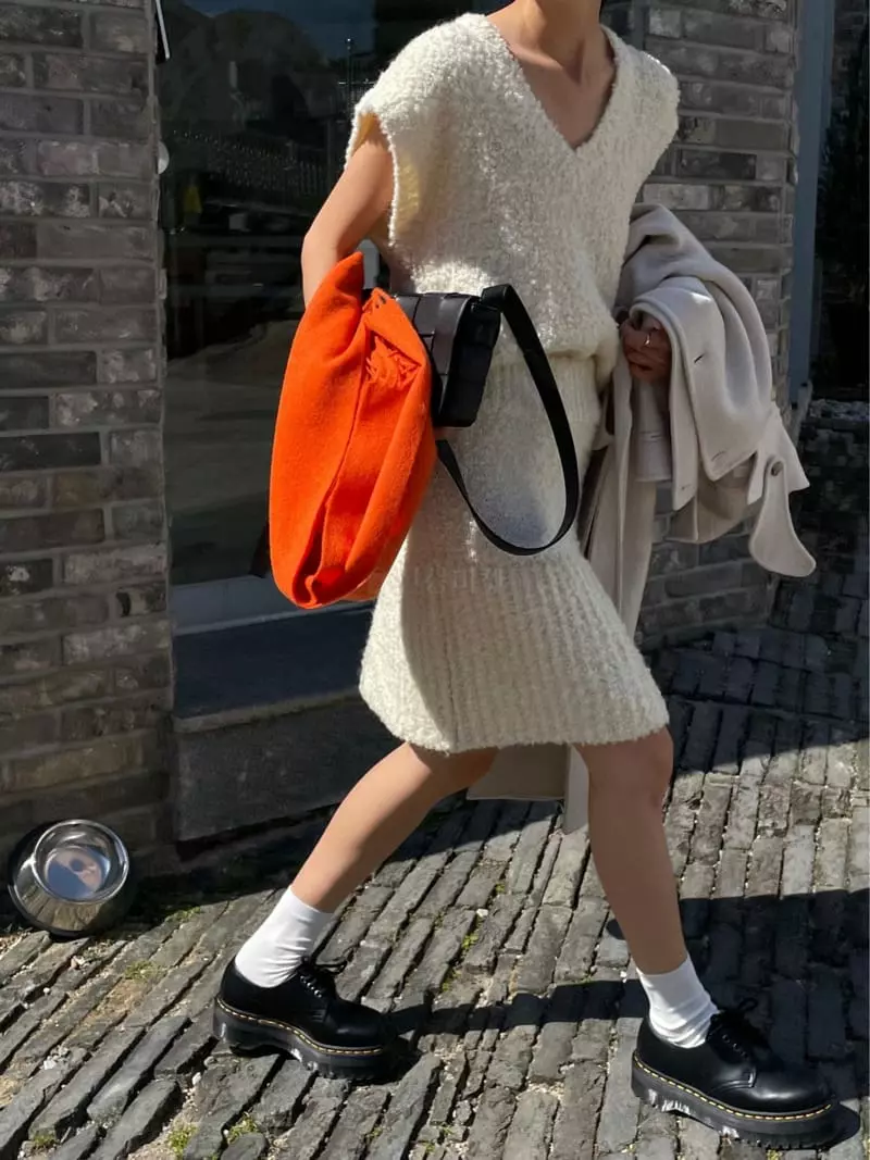 Plat - Korean Women Fashion - #momslook - Alpaca Skirt - 3