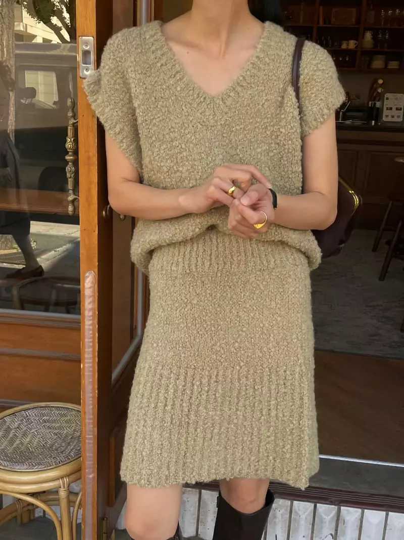 Plat - Korean Women Fashion - #momslook - Alpaca Skirt - 9