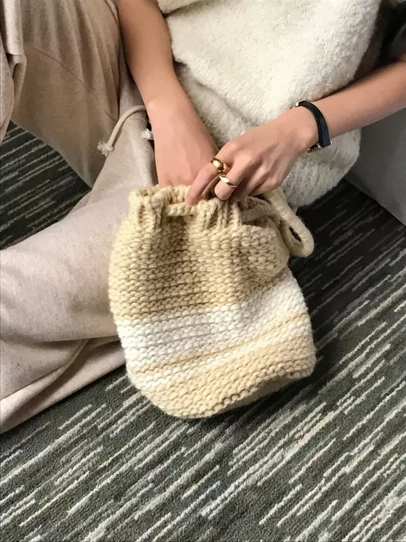 Plat - Korean Women Fashion - #momslook - Knit Bucket Hat - 2