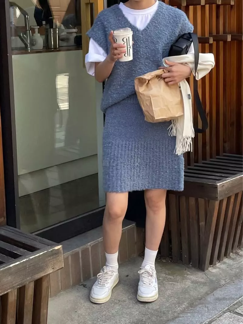 Plat - Korean Women Fashion - #vintagekidsstyle - Alpaca Skirt - 12