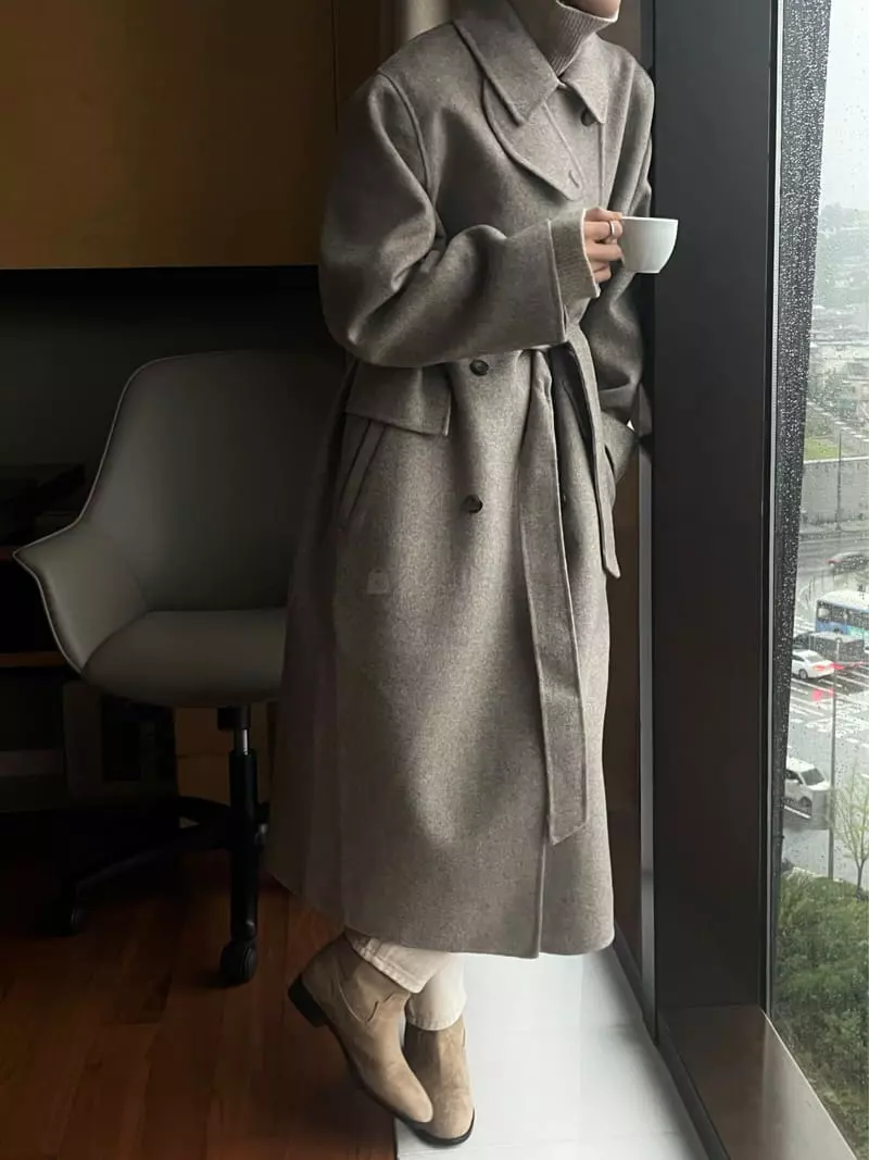 Plat - Korean Women Fashion - #womensfashion - Mac Coat - 7