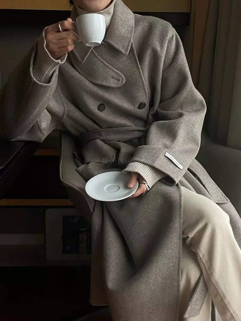 Plat - Korean Women Fashion - #womensfashion - Mac Coat - 9