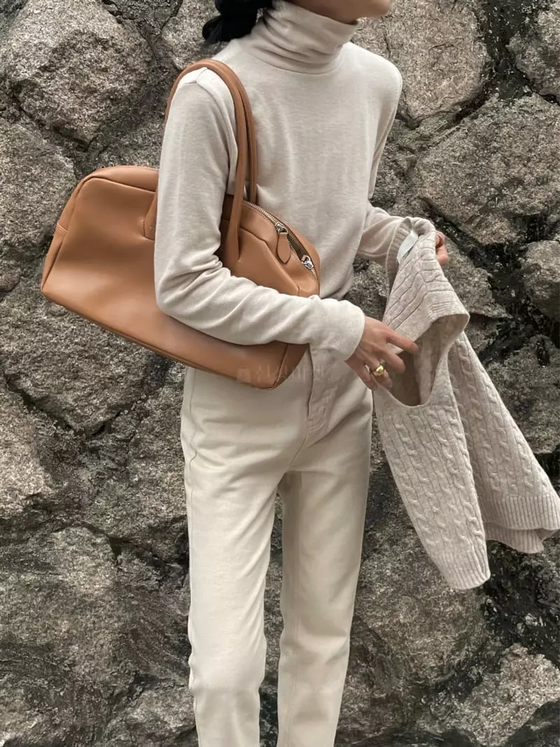 Plat - Korean Women Fashion - #womensfashion - Angora Turtleneck Tee - 6