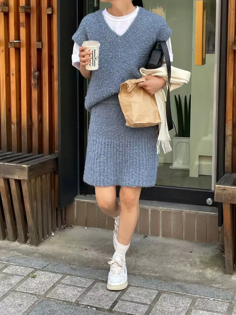 Plat - Korean Women Fashion - #womensfashion - Alpaca Skirt - 6
