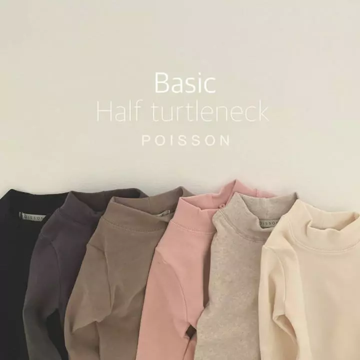 Poisson - Korean Children Fashion - #prettylittlegirls - Winter Turtleneck Tee - 12