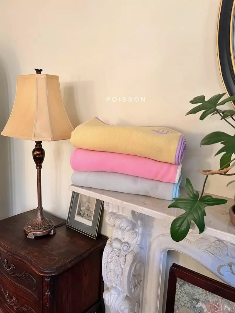 Poisson - Korean Children Fashion - #toddlerclothing - Macaroon Blanket - 12
