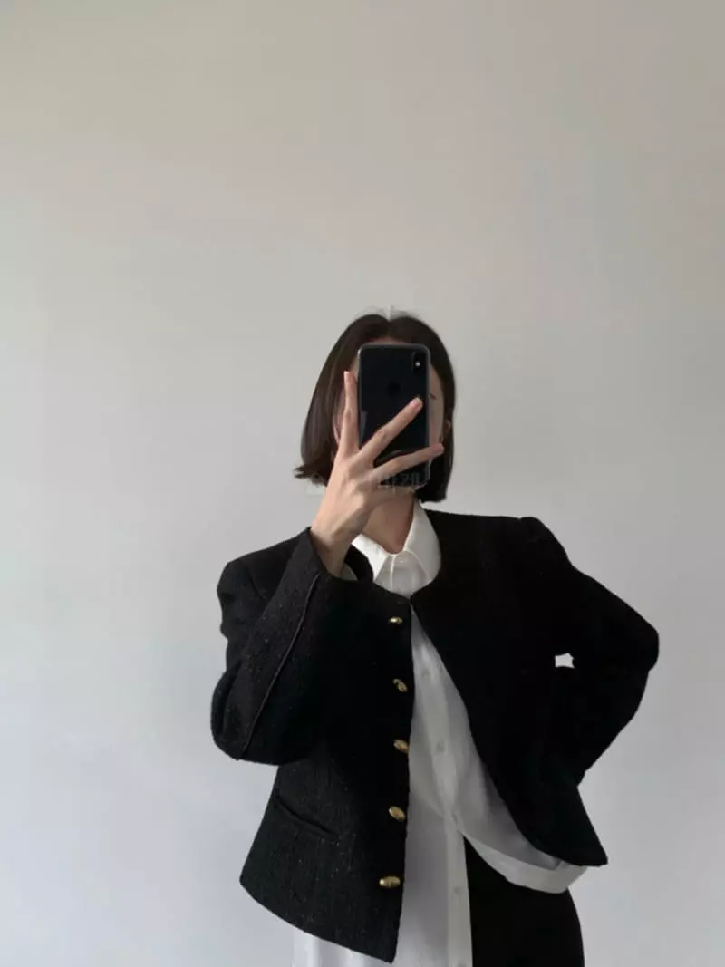 Project View - Korean Women Fashion - #womensfashion - Hidden Twid Jacket - 4